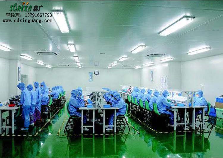 山東電子廠凈化工程，無塵車間裝修