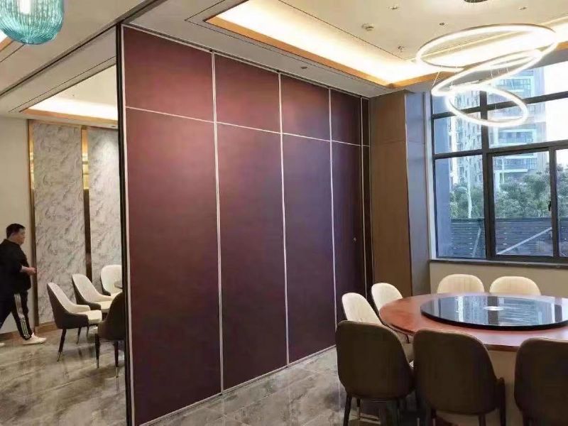 濰坊酒店活動(dòng)隔斷墻飯店包廂，移動(dòng)折疊推拉隔斷